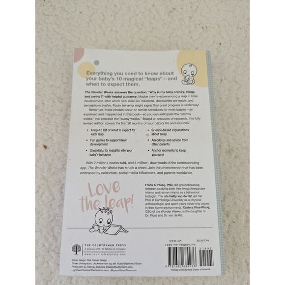 The Wonder Weeks: A Stress-Free Guide to Your Baby's Behavior-pre-owned-2019 - Picture 2 of 5